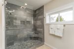 Main Level En Suite Bathroom with Large Walk-in Shower